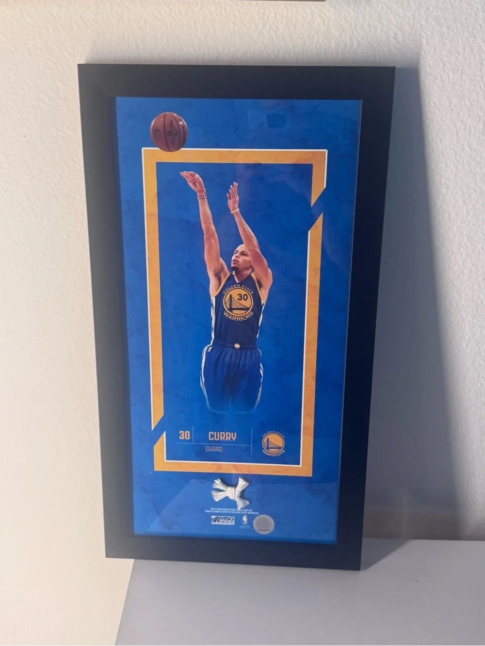 NBA framed wall